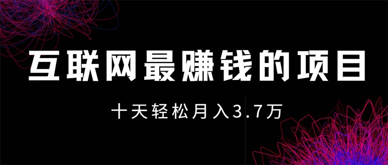 (12396期)互联网最赚钱的项目没有之一,轻松月入7万+,团队最新项目-网创资源站