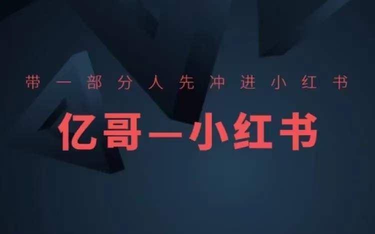 带一部分人先冲进小红书,小红书开店、选品、爆款裂变-网创资源站