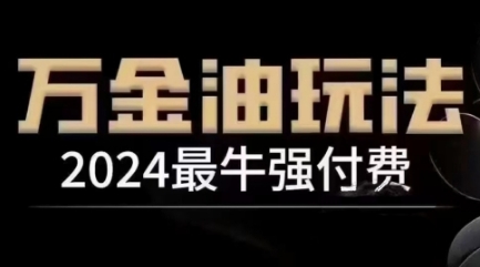 2024最牛强付费,万金油强付费玩法,干货满满,全程实操起飞-网创资源站