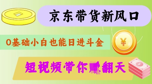 最新京东短视频带货代运营秘籍,轻松躺挣【揭秘】-网创资源站