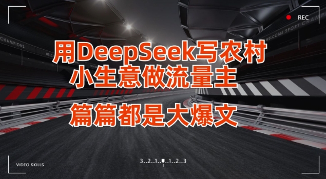 用DeepSeek写小生意做流量主，篇篇都是大爆文-网创资源站