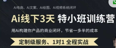 AI实操培训第20-21期线下，0基础保姆级教程，3月最新整理，企业获客、降本增效、打造超级个体-网创资源站