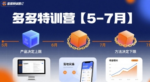 多多特训营【5-7月】产品决定上限，方法决定下限，各种玩法技巧落地实操-网创资源站