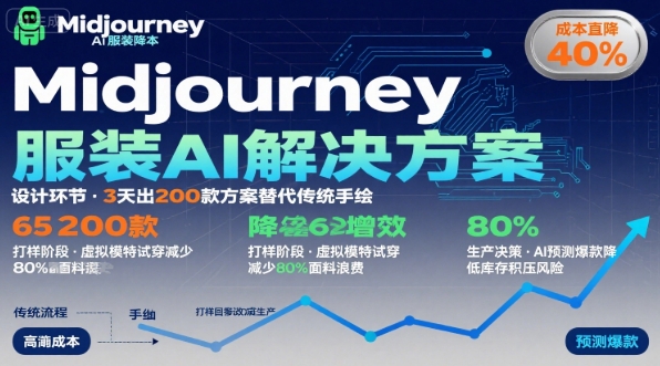 AI在服装领域的运用，使用midjourney做服装辅助企业降低成本-网创资源站
