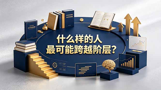 付费文章：什么样的人最可能跨越阶层？具备这五种特质，普通人也能顺利跨越阶层-网创资源站