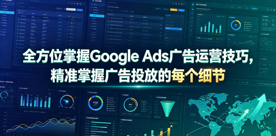 全方位掌握Google Ads广告运营技巧，精准掌握广告投放的每个细节【原创双语字幕】-网创资源站