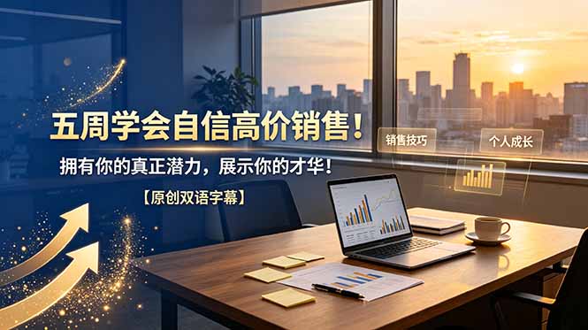 五周学会自信高价销售！拥有你的真正潜力，展示你的才华！【原创双语字幕】-网创资源站