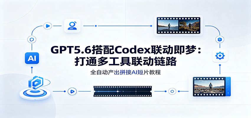 GPT5.6搭配Codex联动即梦:打通多工具联动链路,全自动产出拼接AI短片教程-网创资源站