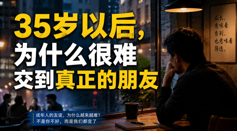 付费文章：35岁以后，为什么很难交到真正的朋友-网创资源站